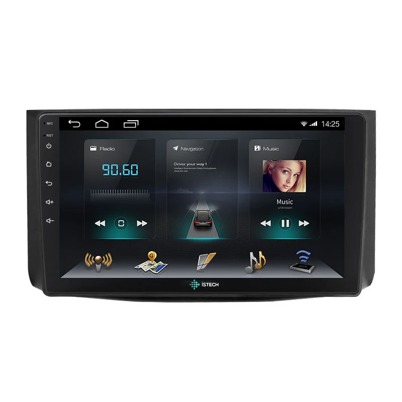 Android 9I/10 1 nch 2 din Автомобильный MP5-плеер DVD-плеер Автомобильное видео Радио