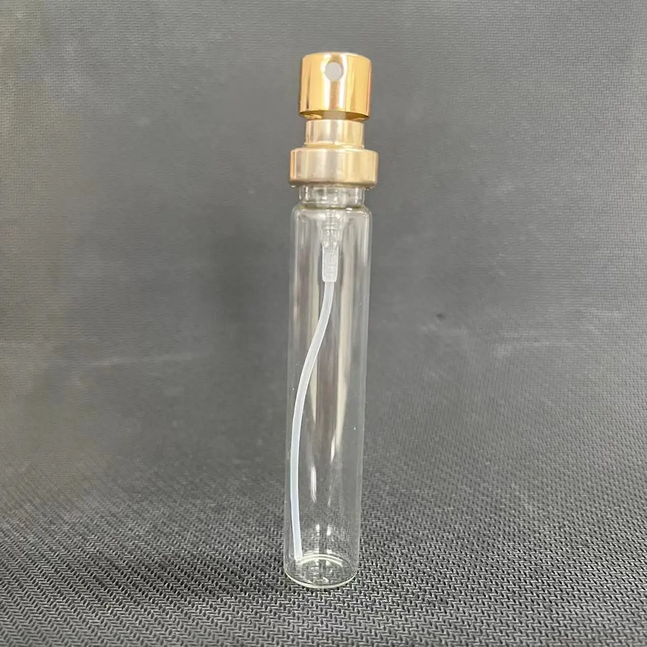 JZC high end invisible tube aluminum material   fine mist perfume  spray pump crimp pump 13mm  15mm