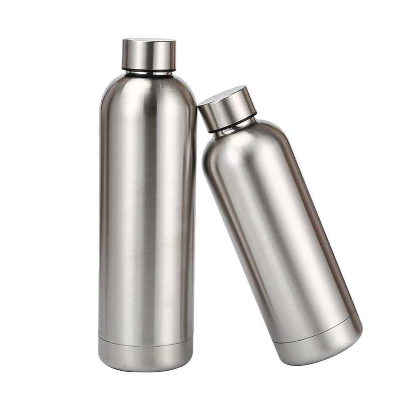 BW-006 Free sample OEM metal 304 18/8 stainless steel hot cold running sport water bottle, High quality custom sports bottles
