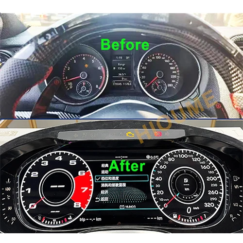 Digital Dashboard Panel Virtual Instrument Cluster CockPit LCD Speedometer for VW Golf 7 Golf 6 MK7 Passat B8 B6 B7 CC Tiguan