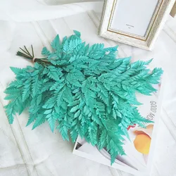 Decorative Flowers Wreaths And Plants Realistic Fern Leaf Dried Ferns Plants Faux Preserved Fern Leaves For Garden