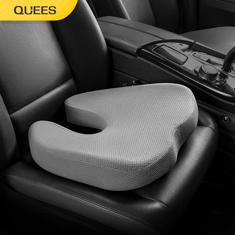 Quees Patent Zero Gravity Adult Car Home Office Chair Orthopedic Memory Foam Coccyx Seat Cushion