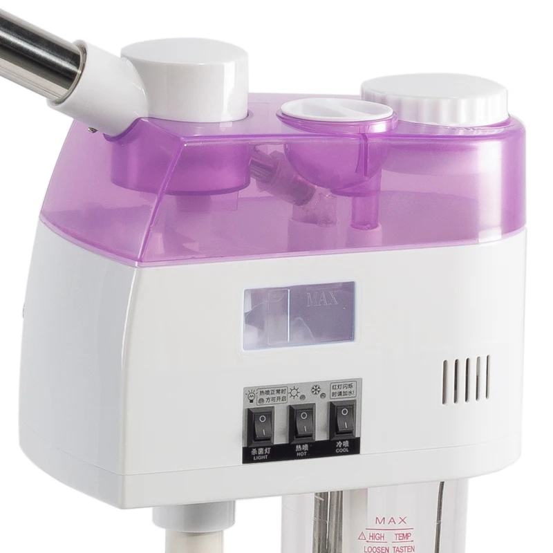 Guangdong beauty equipment Todom DT-339A wholesale price single pipe nano mister sprayer hot and cold facial steamer