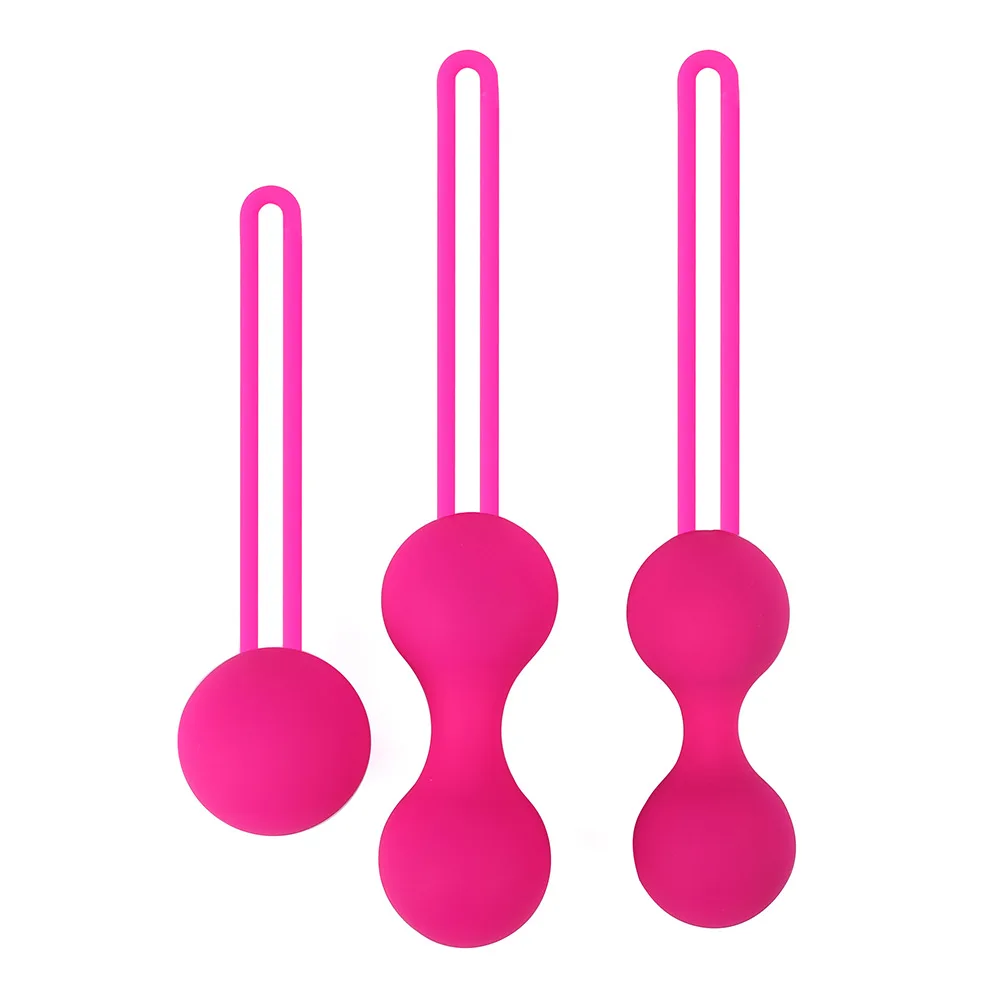 3Pcs Silicone Vaginal Balls Sex Toys For Women Vagina Tighten Exercise Chinese Kegel Balls Vibrator Pelvic Ben wa Anal balls