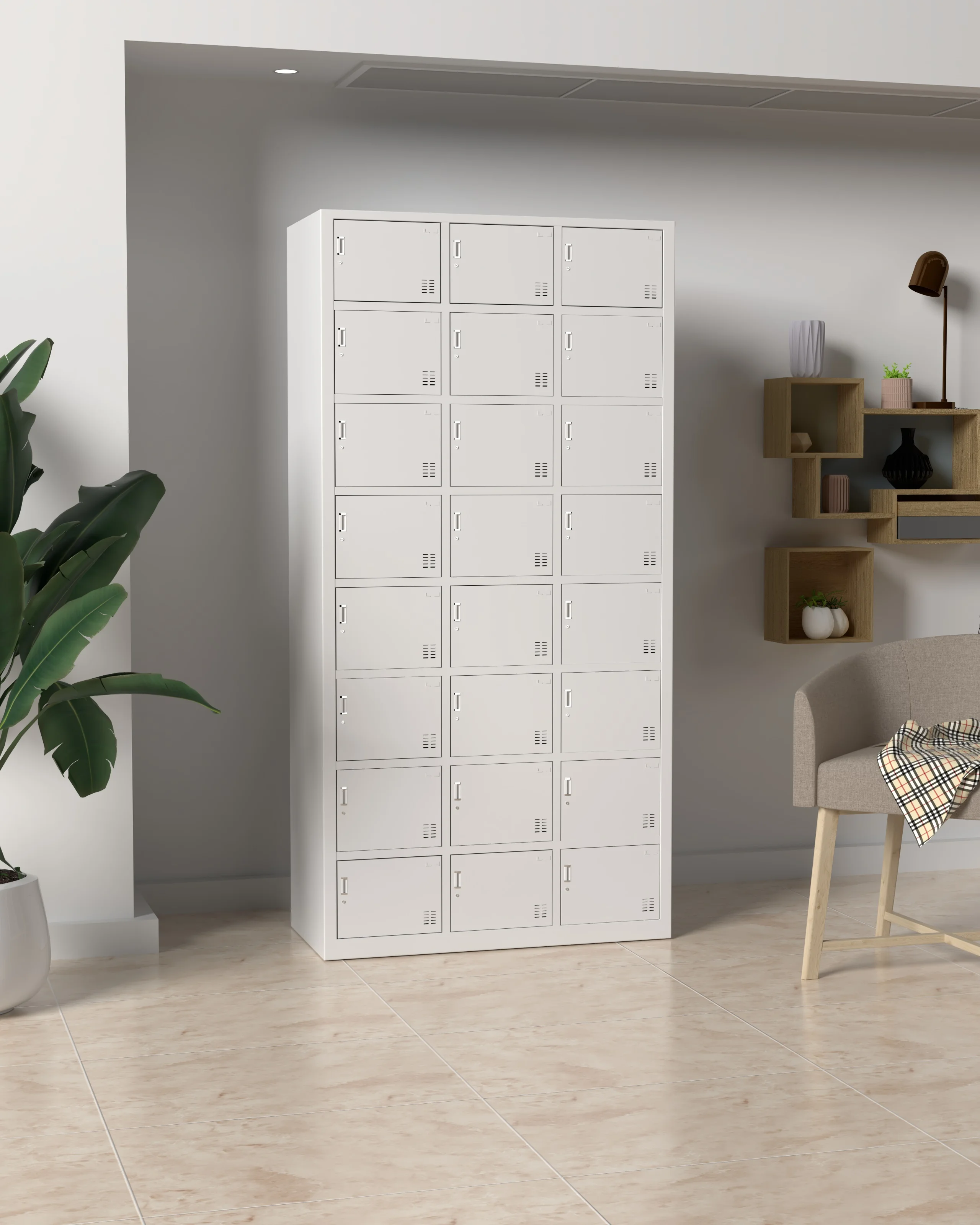 15 doors bookcase bookshelf filing cabinets metal  with lock knobs and handles tool storage cabinet