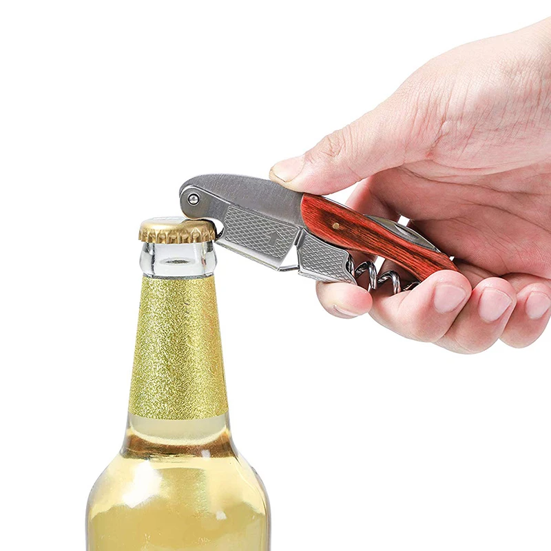 Professional Sommeliers Corkscrew All in One Beer Wine Bottle Opener
