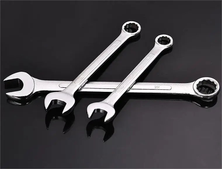 High-quality 25 pcs sets of double-headed wrench auto repair tools Canvas bag