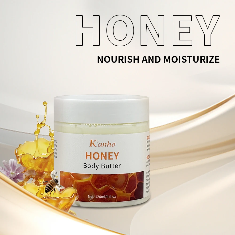 Wholesale Private Label Organic Honey Body Butter Shea Butter Lotion Shave Cream Butter
