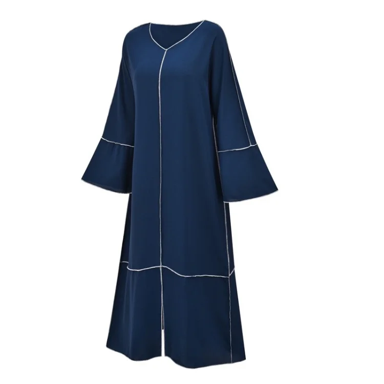 New Muslim dress Fashion Kaftan Dubai Abaya Turkish Cardigan islamic clothing abaya women muslim dresses