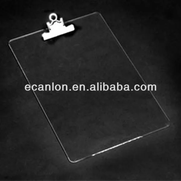 4*6 дюймов Прозрачный Прочный акриловый буфер обмена, пользовательский 4*6 дюймов прозрачный акриловый буфер обмена для ноутбука