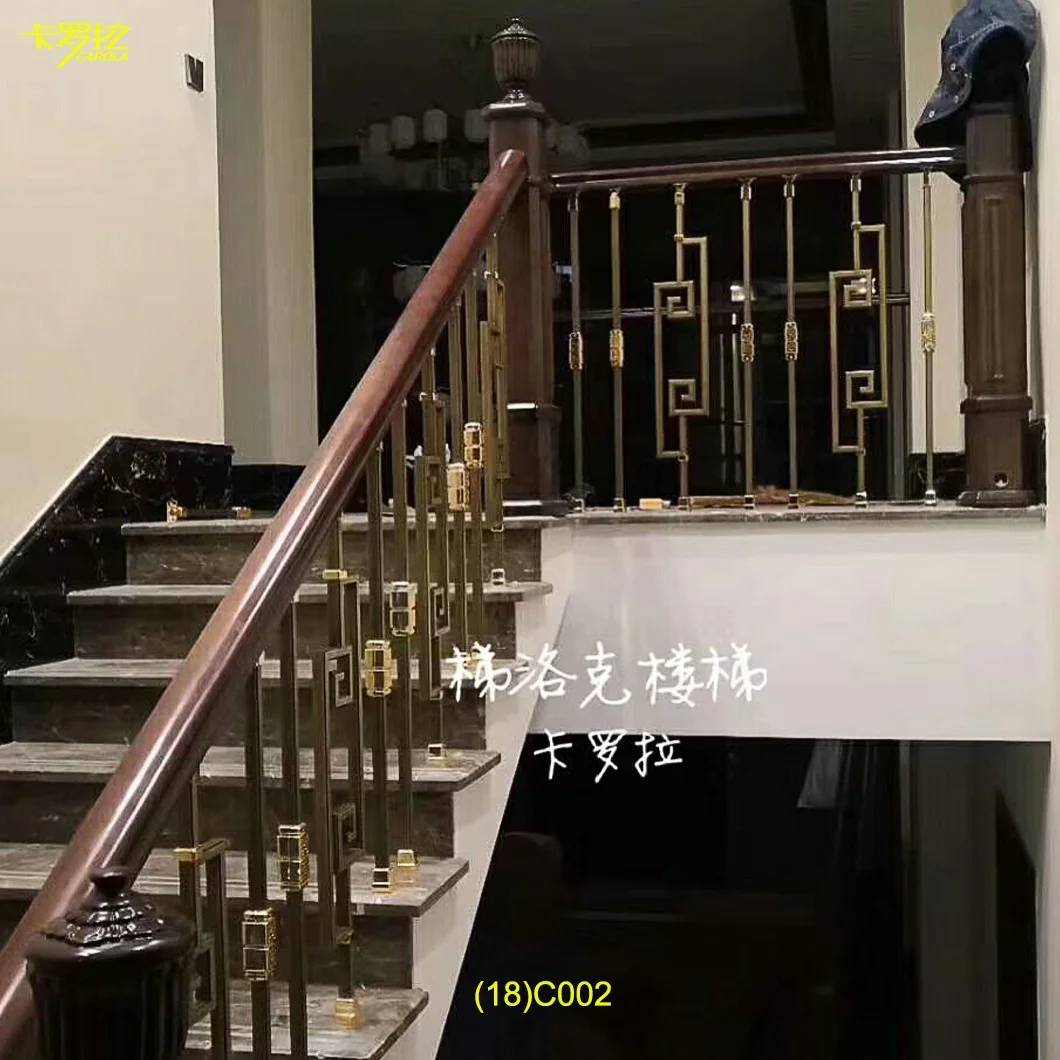 modern minimalist staircase handrail design brass deck railing