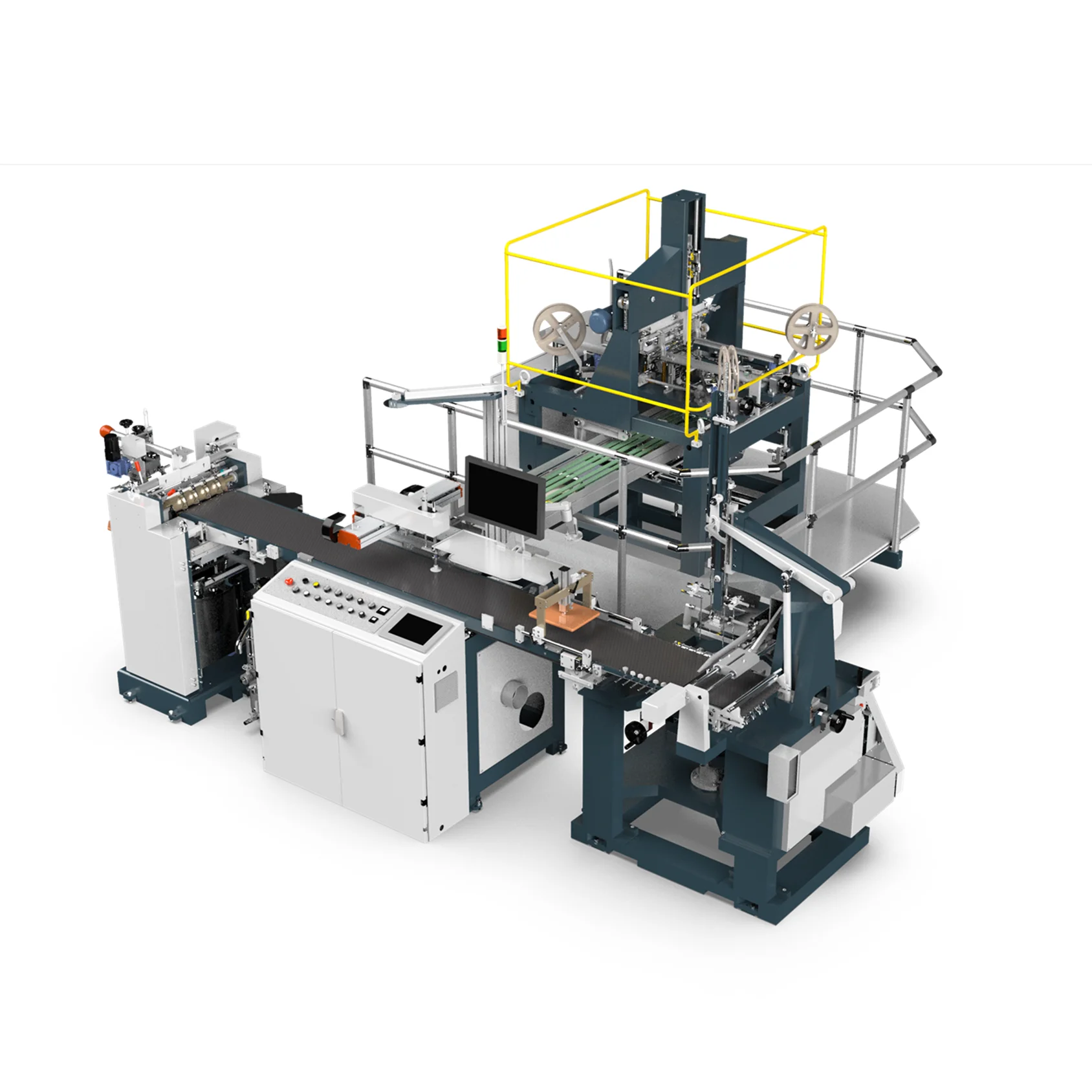 Box Machinery Rigid HM-ZD240 Automatic Rigid Box Machine for Cake Paper Box