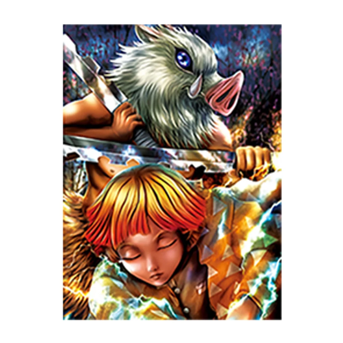 Demon Slayer 3D Lenticular Print Anime Poster Wall Art Painting Kimetsu No Yaiba 3D Wallpaper Customize 3D Wallsticker