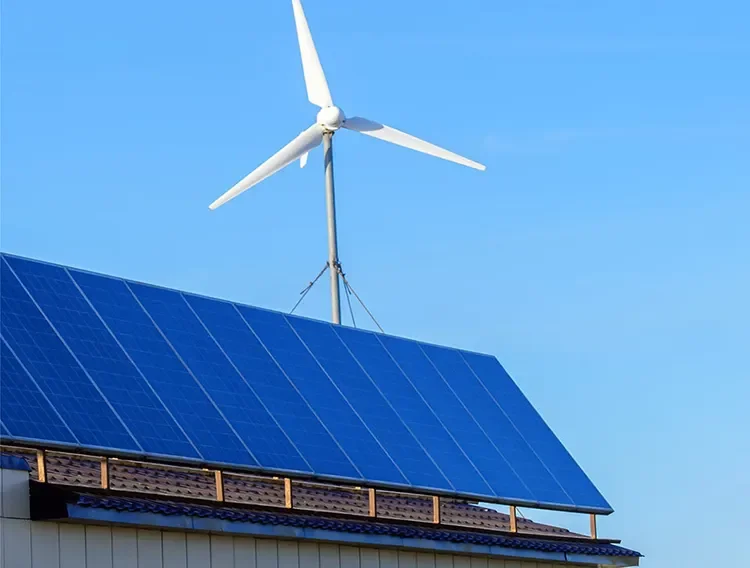 Nuuko Wind Turbine Power Solar Hybrid Turbine 5Kw Wind Power Generation Free Home Solar Systems