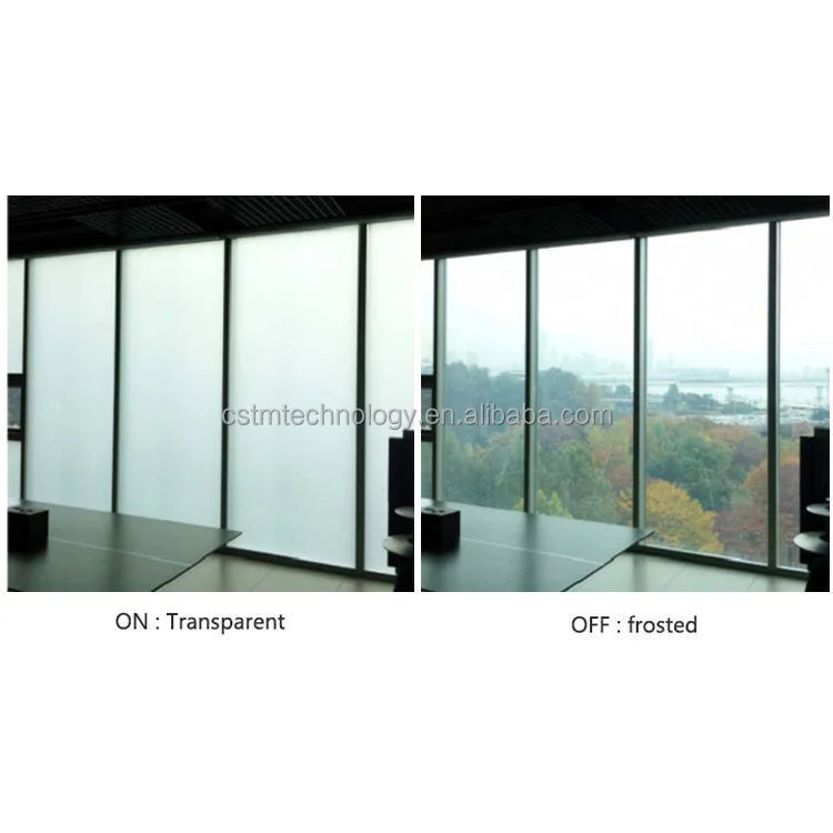 Прозрачное умное окно, Магическая стеклянная пленка, затемняющее умное стекло, pdlc пленка, офисное конфиденциальное переключаемое умное стекло