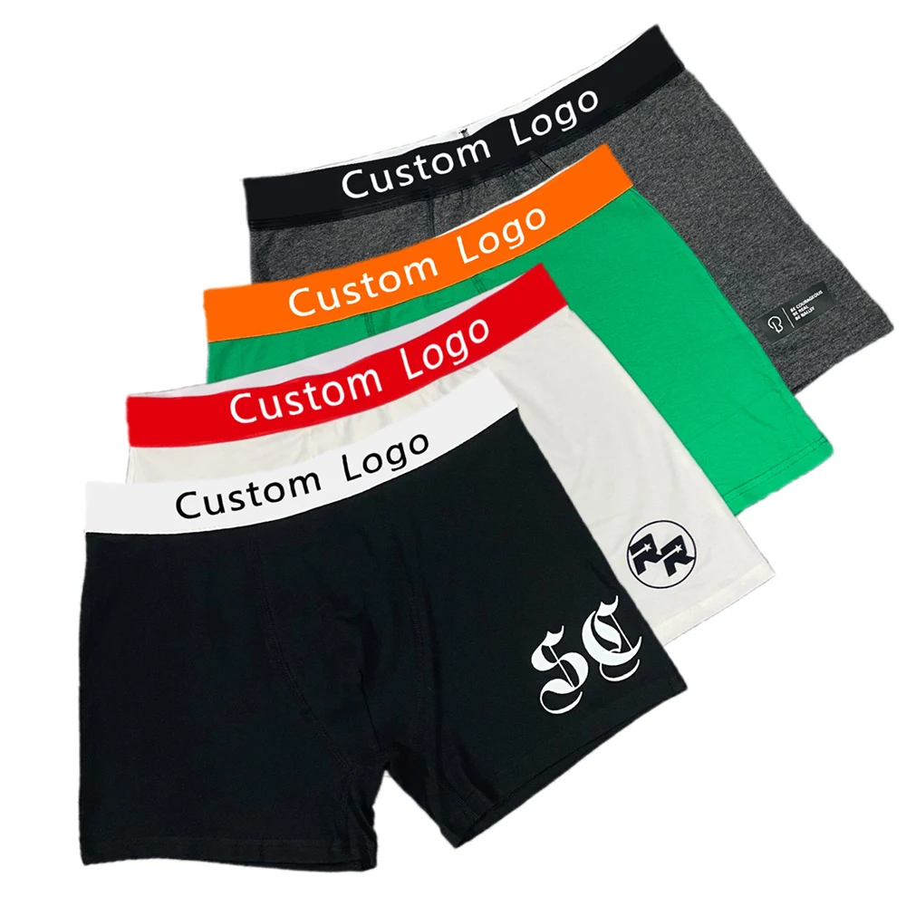 Hot Sale Custom Cotton Bamboo Mens Underwear Boxer Briefs Seamless Classic Comfortable Briefs Underwear For Men