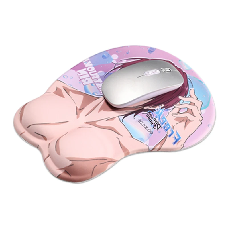 Custom 3d anime custom cartoon girl mouse pad