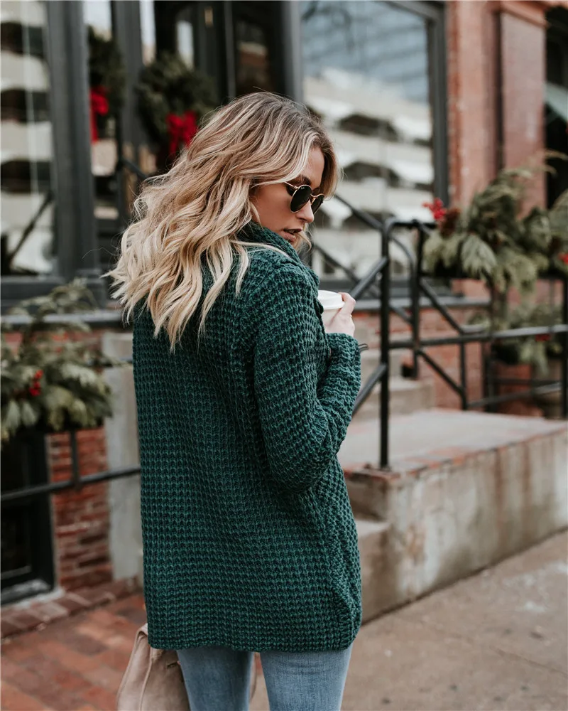 Wholesale Hot Sellging Knitted Women Sweaters Designer Turtleneck Sweater Women