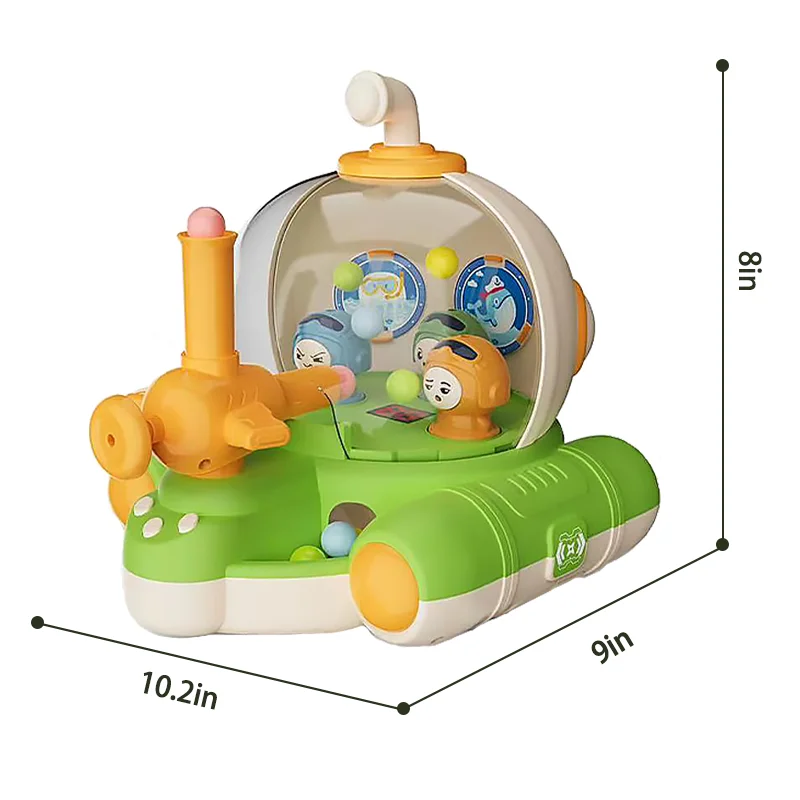 Kids Desktop Toy factory Direct Sales green Shooting Scoring Pinball Game Machine Toys for 2-13 years old boys girls gifts