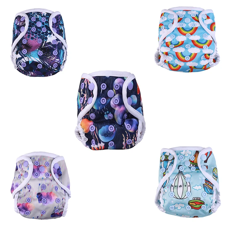 Ananbaby Very Nice High Quality Fashion All-Match with tummy panel PUL Diaper Covers For Babies