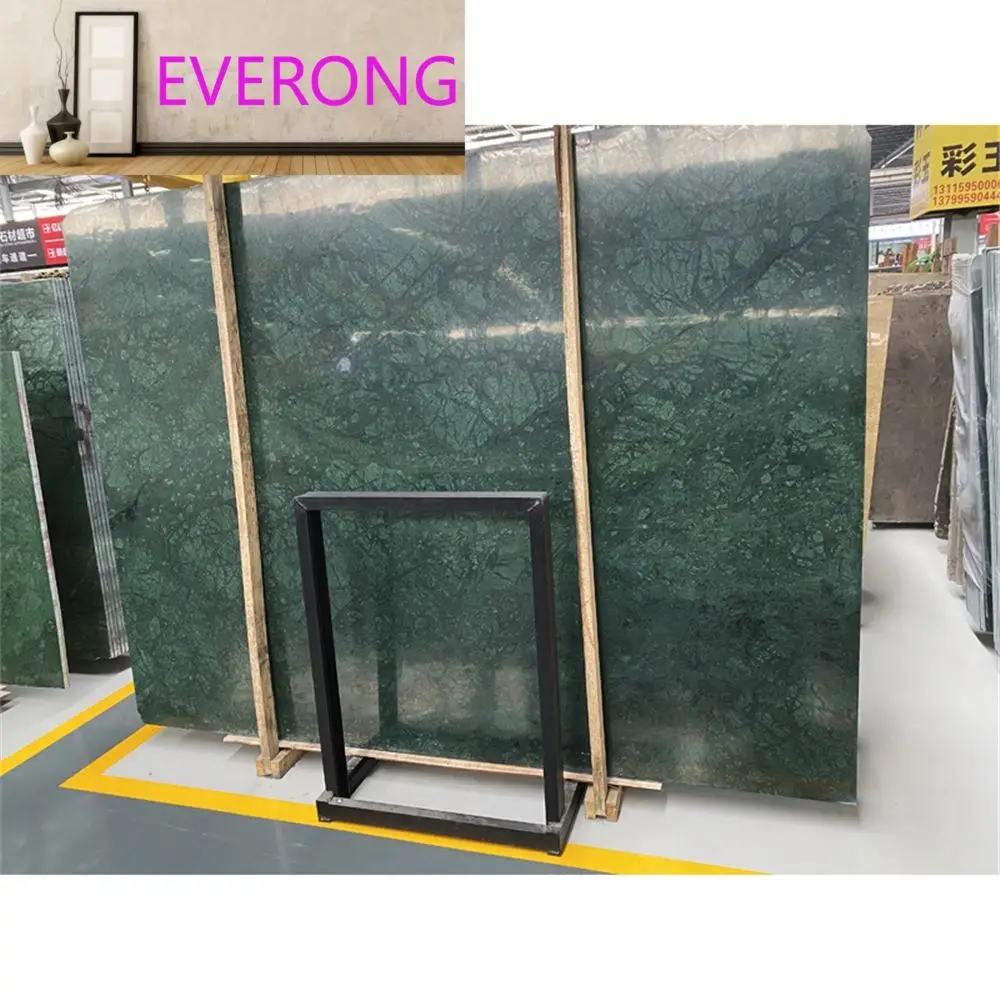 High Quality India Green Verde Marble Stone Slab Tiles for Wall Best Green Marble Stone