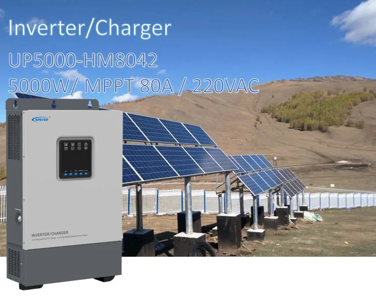 Epever 3KW 5KW 24V 48V DC 220/230V AC Pure Sine Wave Solar Inverter Double MPPT On/Off Grid Solar hybrid Inverter