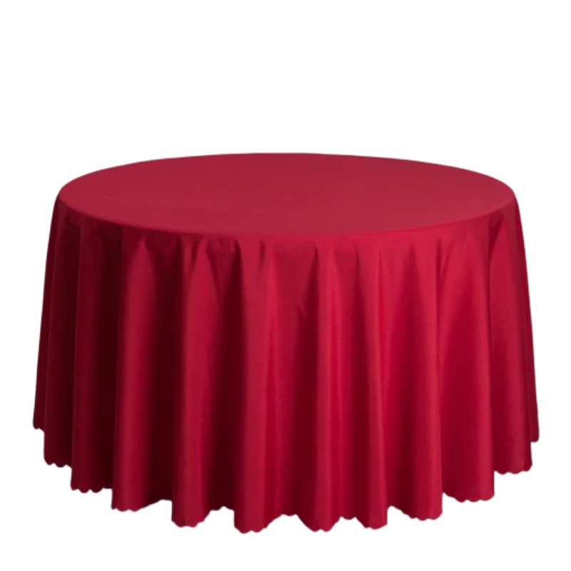 Wholesale Tablecloth 100% Polyester Table Cover Cloth For Weddings Party Banquet Decoration