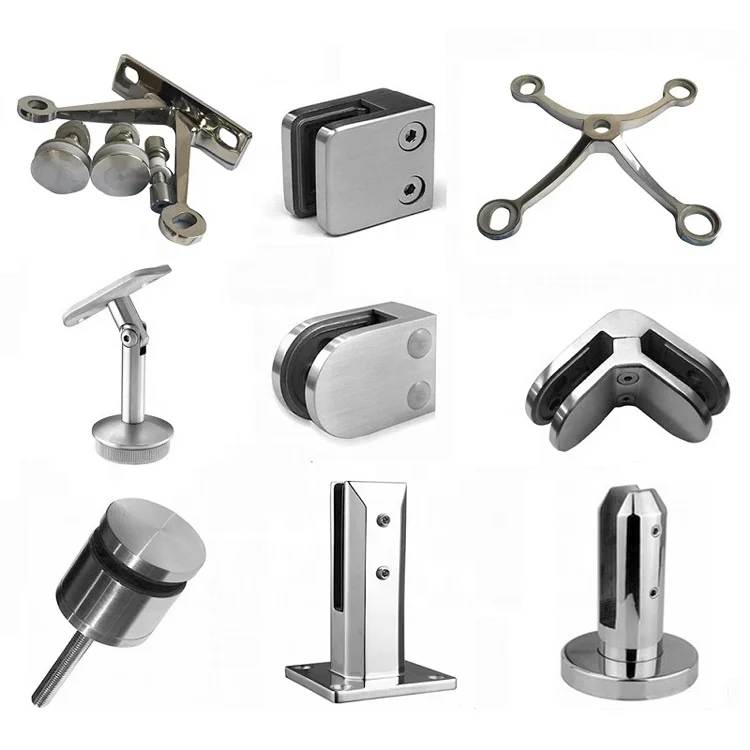 Fancy Stainless Steel Glass Wall Bracket For Holding Glass