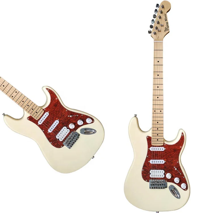 Professional musical instrument Factory oem colorful travel mini kids adult electric guitar electrica guitars from china factory