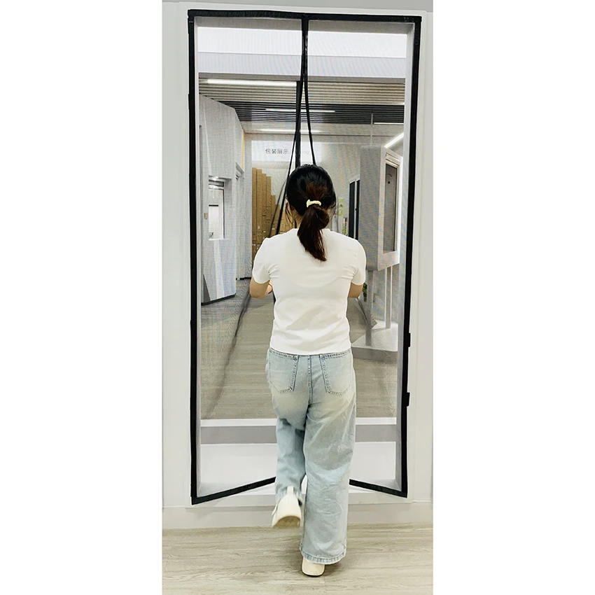 Chinese Factory Mosquito Net Strip Magnetic Door & Window Screens Door Curtain Magnetic Mosquito Net Screen
