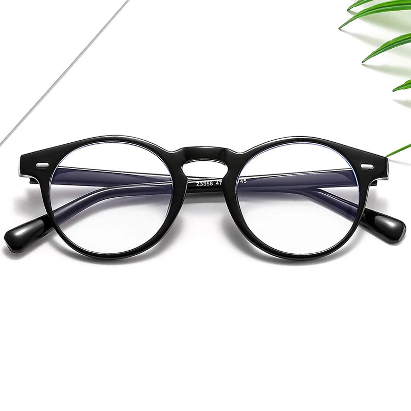 Wholesale Oversized Blue Light Blocking Glasses for Women Men PC Frame Eyeglasses Anti Blue Ray Computer Reading  Glasses