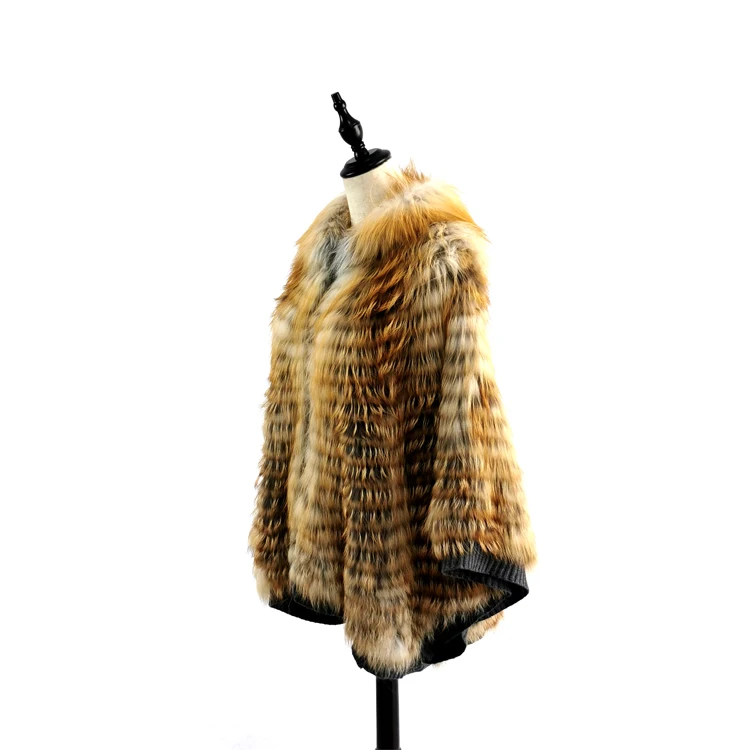 
Autumn New Classic Terse Real Fox Fur Shawl For Women 