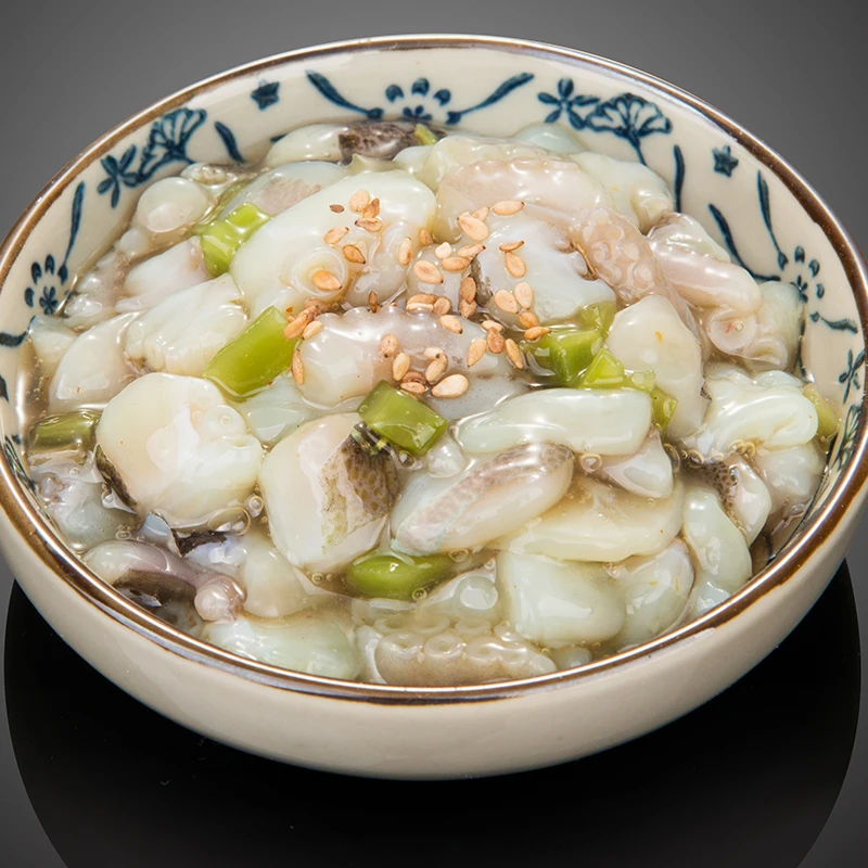 Gaishi OEM/ODM   Mustard TAKO Frozen Seasoned Baby WASABI Tako