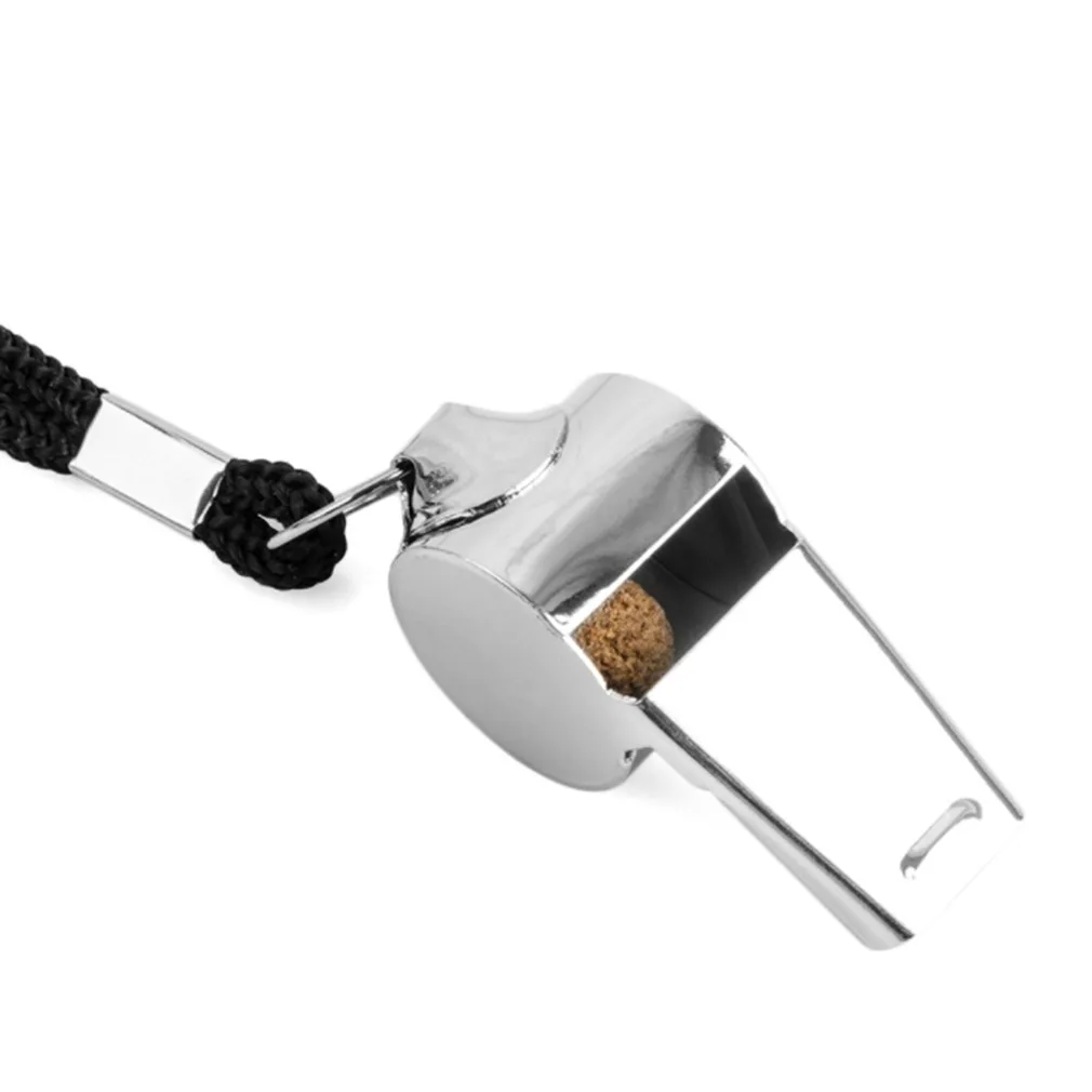 Metal referee whistle Stainless steel iron whistle Metal sports whistle