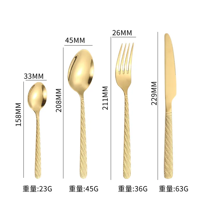 Hammered Wholesale Posuda Roman Design Flatware Stainless Steel Silverware Set Vintage Cutlery Sets