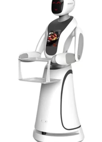 Modern intelligent Waiter Robot Delivery  Robot Coffee Shop for restaurant robot  or Hotel