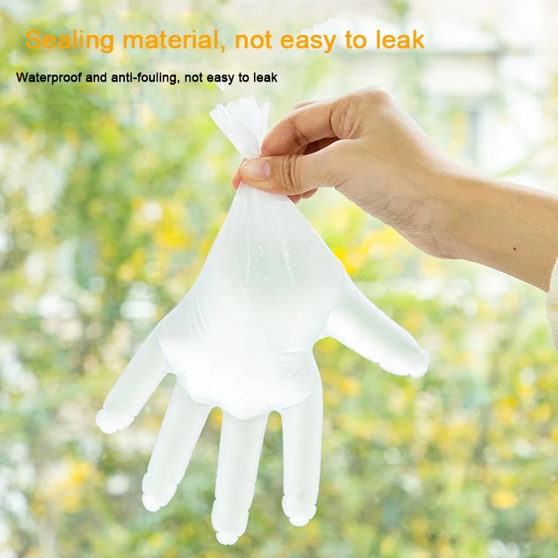 Vietnam Hot Sale food grade tpe gloves kitchen for oil film transparent disposable TPE gloves