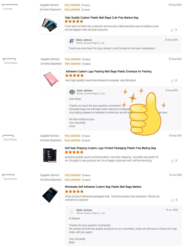 plastic mailer bag
