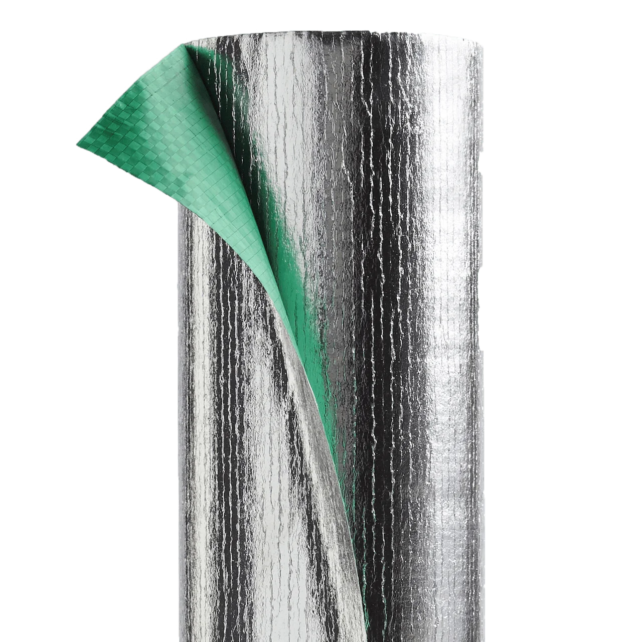 Perforated Foil Radiant Barrier Reinforced Alu Foil Faced Woven Fabric Alu Foil Insulation