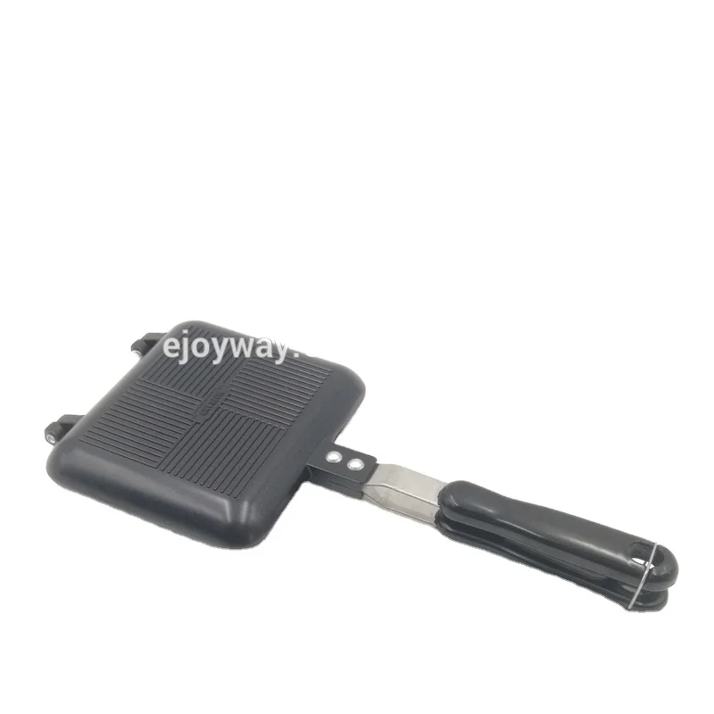 Non-Stick Sandwich Maker And Panini Toaster Double Side Fry Pan With Induction Bottom Waffle Maker