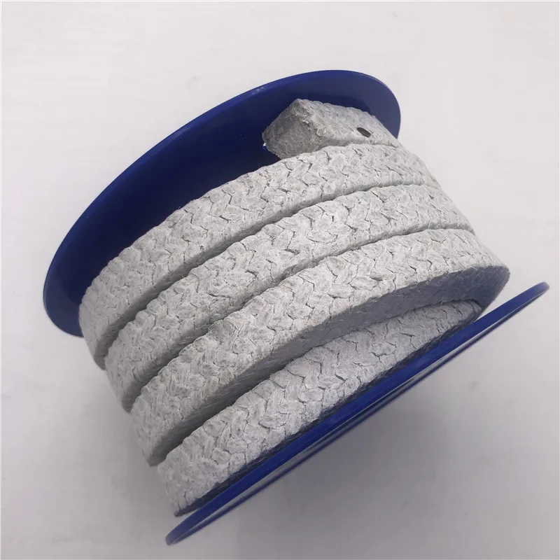 Sealing Strip Non Asbestos Pump Gland Packing GREY Pure Ptfe packing seals