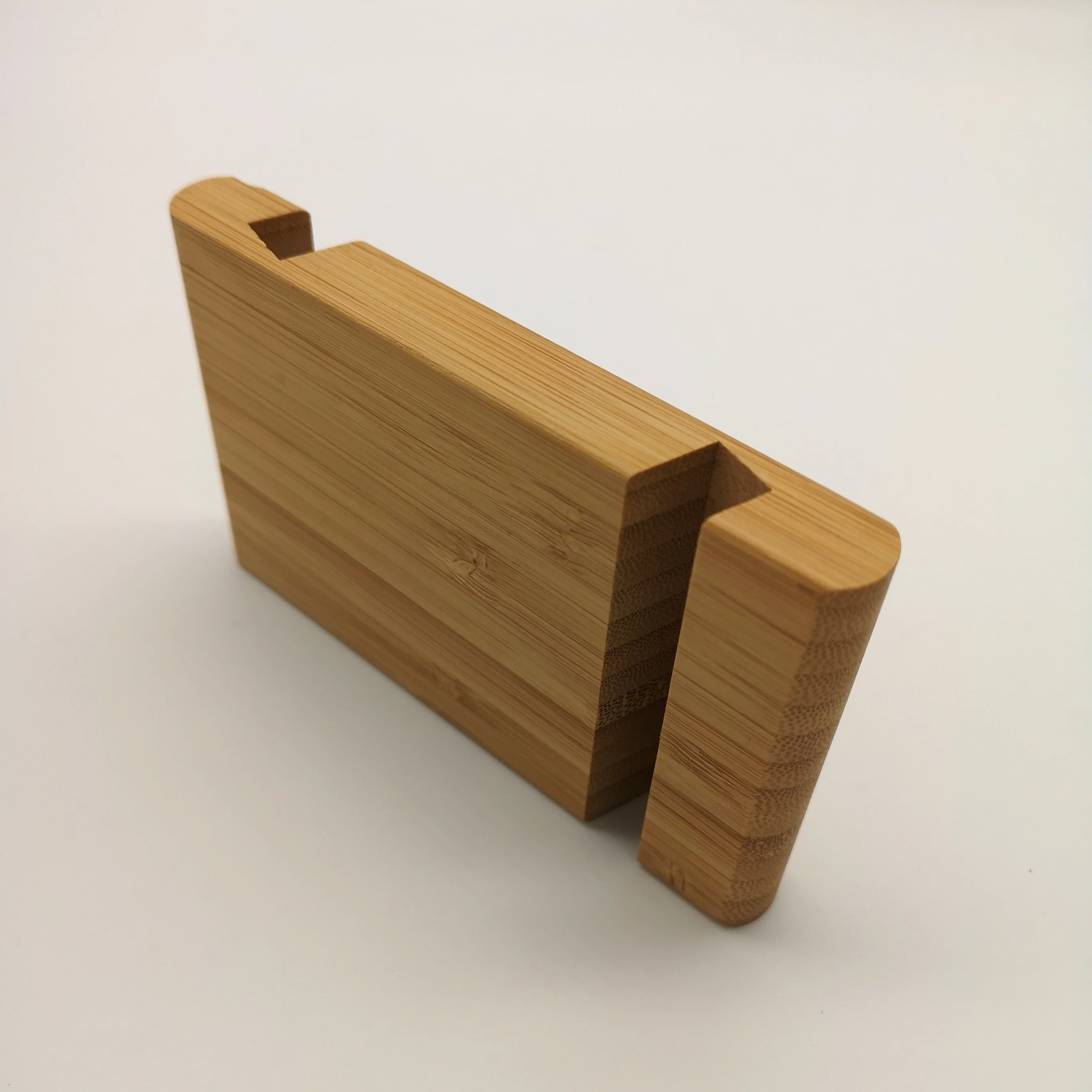 
Custom LOGO X Shape E-Trend Bamboo Wooden Phone Holder Phone Stand Tablet Desktop Mobile Cell Holder 