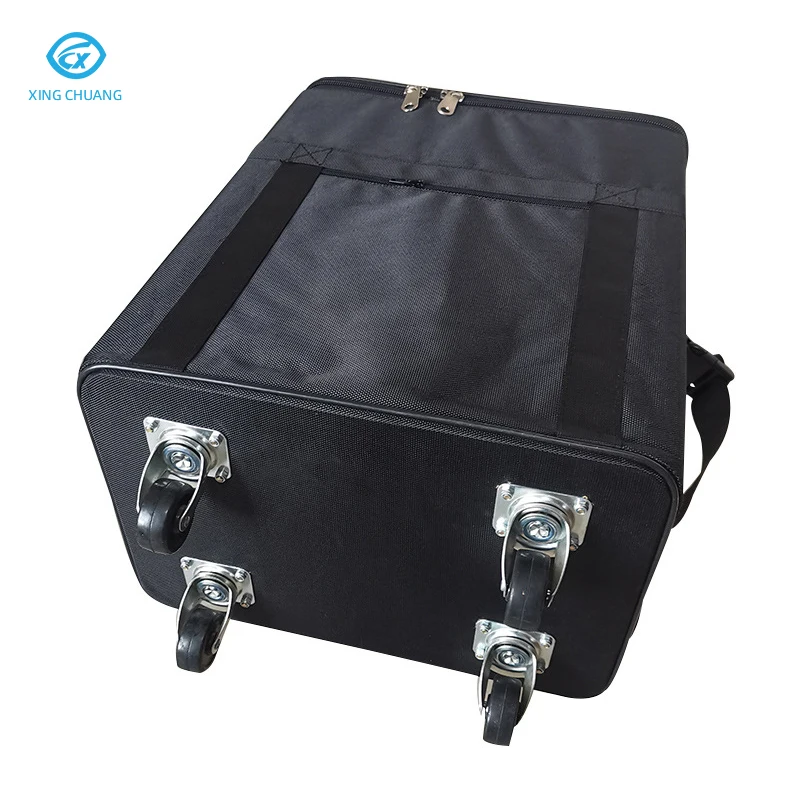 Brand New Black Oxford Cloth Eyewear Display Suitcase Portable High Quality Glasses Trolley Case