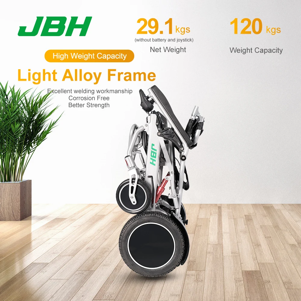 Portable foldable light strong manual and powered wheelchair motors 24v handicapped elderly