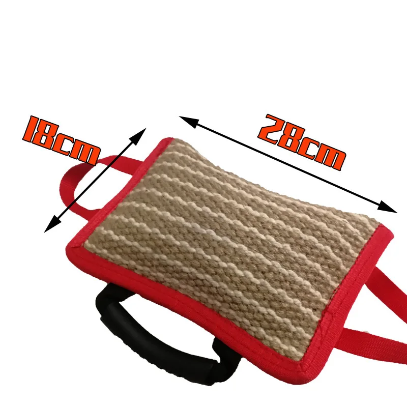 Amazon Best sale Jute K9 Durable Dog Toy Linen Dog Bite Pillow Dog Bite Suit