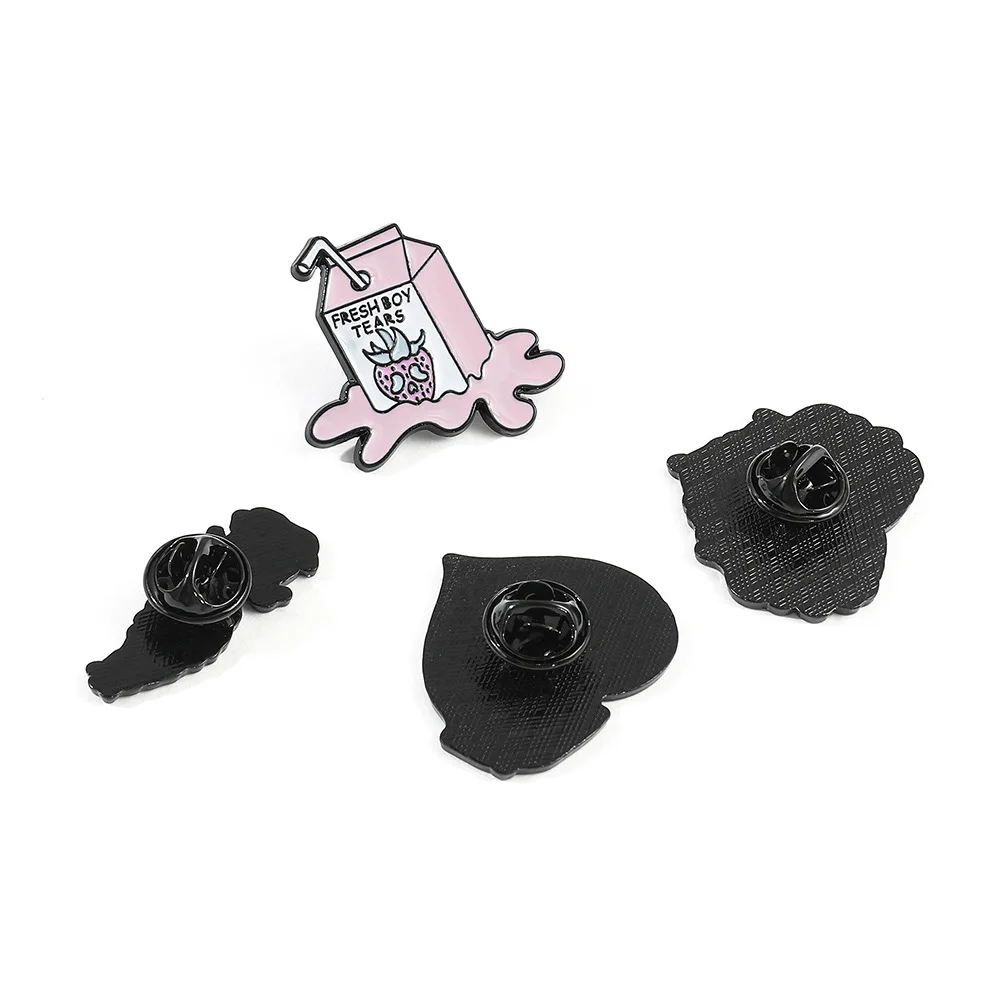 Wholesale High Quality Magnet Cartoon Customize Metal Badge Custom Logo Soft Hard Enamel Pins Lapel Pins