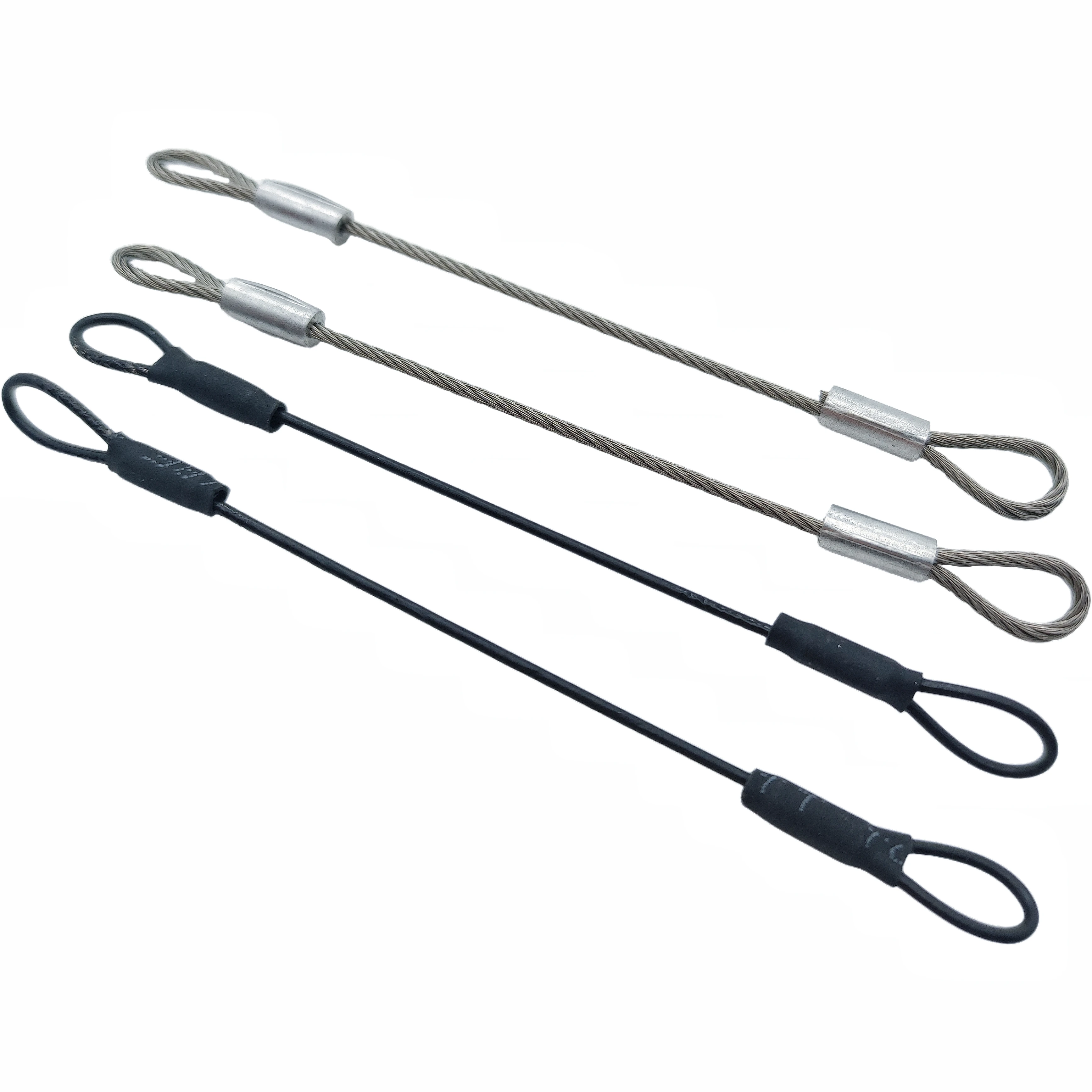 Оптовая цена с нейлоновым покрытием из нержавеющей стали кабель виниловым проволочный канат в сборе