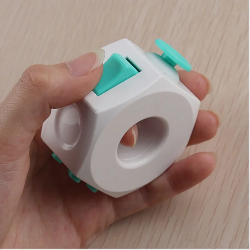 Stress Relief Toy  6 Sided Infinity Cube Fidget Toy for Kids, Adults  for Anxiety Relief  Ideal for Office, School, Traveling