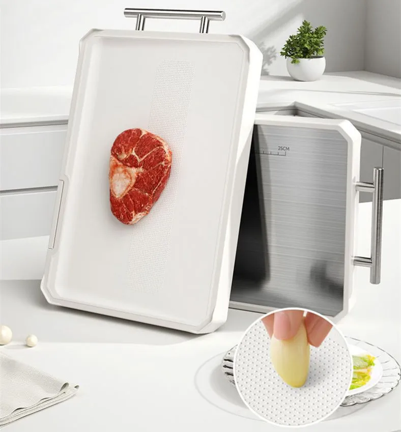 Пшеничная соломенная прямоугольная разделочная доска кухонная Нескользящая