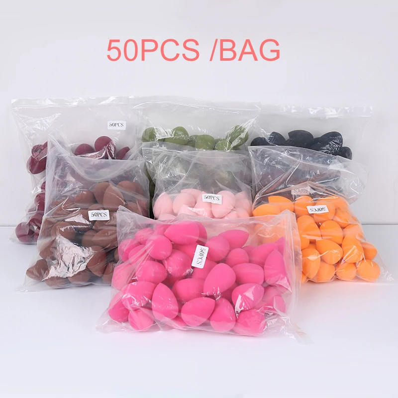 OEM Mulit Color And Shape Latex Free Makeup Sponge No Package High Definition Foundation Beauty Egg Make Up Sponges Blender